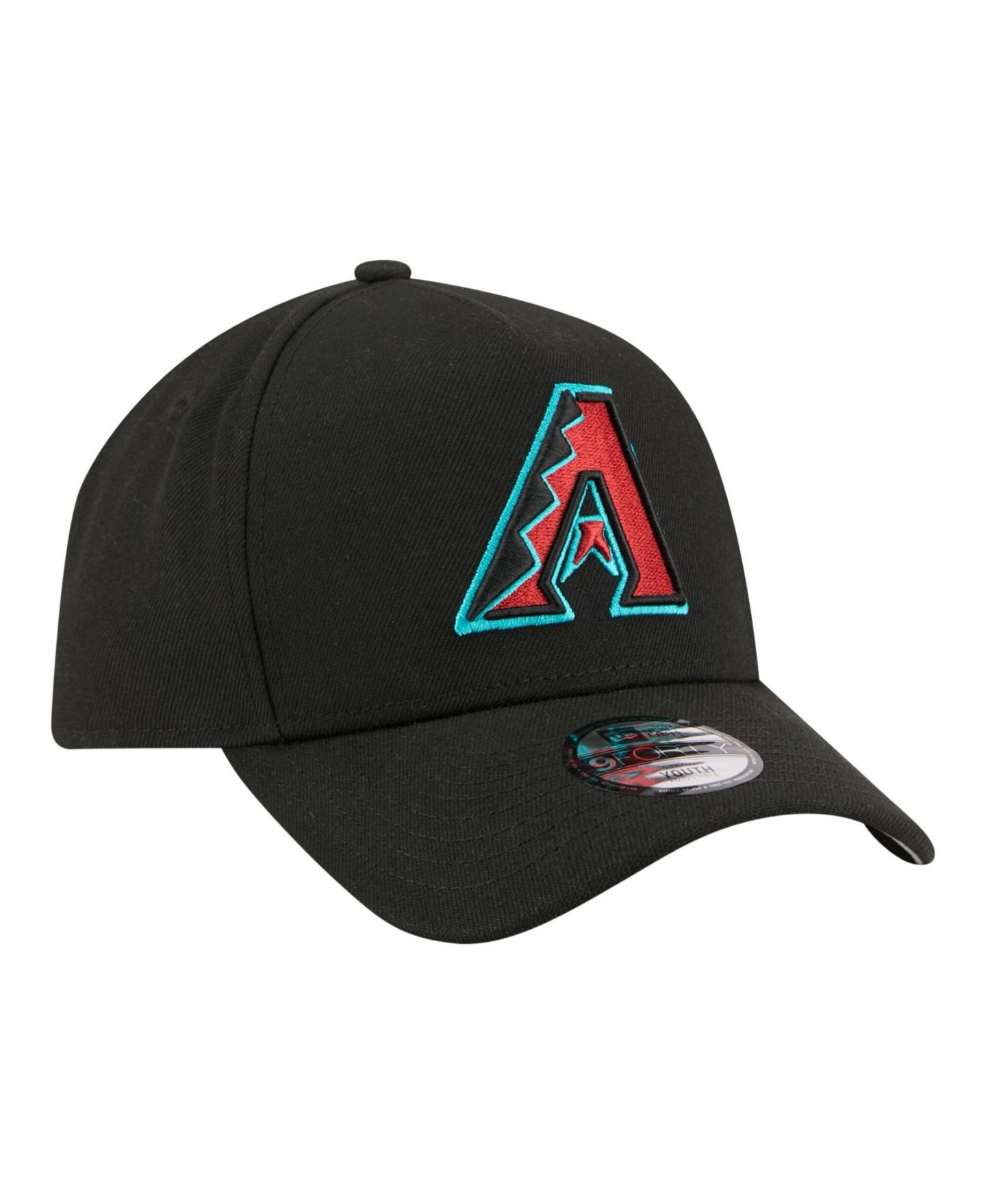 Детская кепка New Era Black Arizona Diamondbacks 9FORTY A-Frame Adjustable Hat — фото 4
