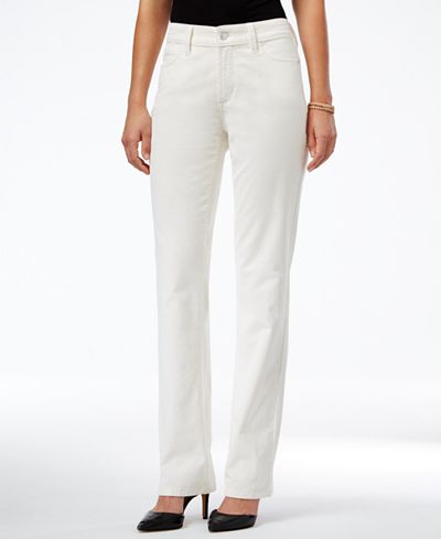 NYDJ Marilyn Corduroy Straight-Leg Pants