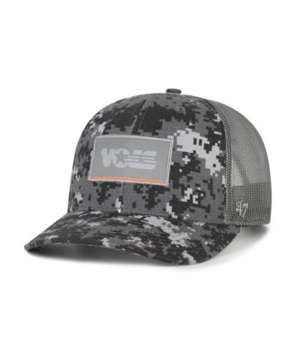 Men's Camo Tennessee Volunteers Smokey Grey Square Script Trucker Adjustable Hat