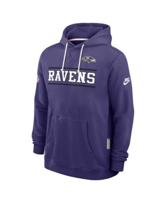 Men's Purple Baltimore Ravens Alt Sideline Standard Issue Dri-FIT Hoodie