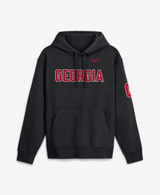 Men's Black Georgia Bulldogs 2026 Sideline Club Fleece Hoodie
