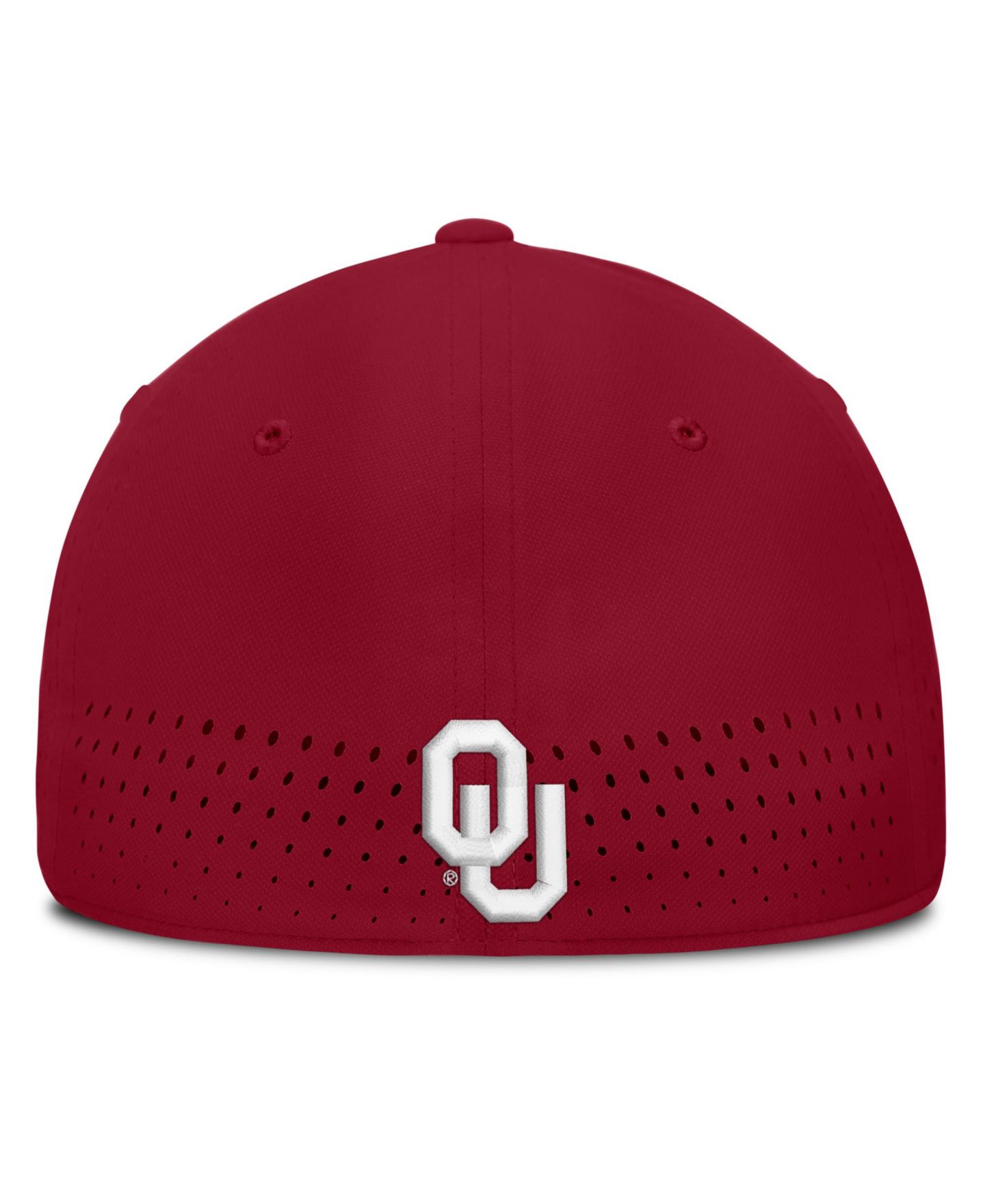 Мужской головной убор Jordan Crimson Oklahoma Sooners Gameday Aerobill Swooshflex Dri-FIT Hat — фото 2