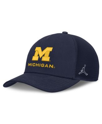 Men's and Women's Navy Michigan Wolverines 2026 On-Field Gameday Trucker Hat