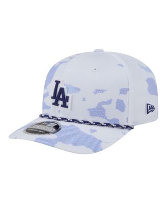 Men's White Los Angeles Dodgers Camo Rope 9SEVENTY Adjustable Hat
