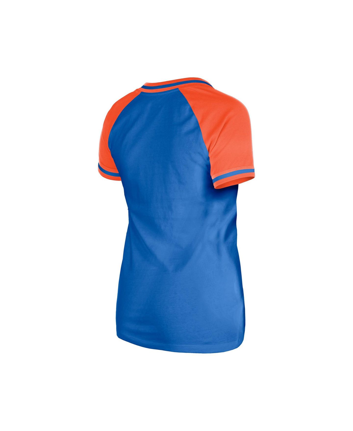 Женская футболка New Era Royal New York Mets Gameday V-Neck — фото 2