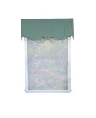 Soft Duck Regal Window Valance 100% Cotton Lined Rod Pocket
