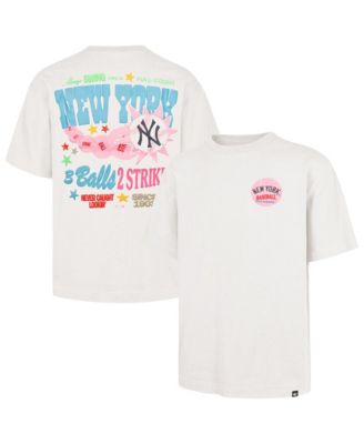Men's and Women's Cream New York Yankees Turnpike Chuck Foundation T-Shirt