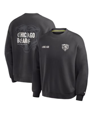 Men's Charcoal Chicago Bears Oversized Type Play Multi Sweatshirt