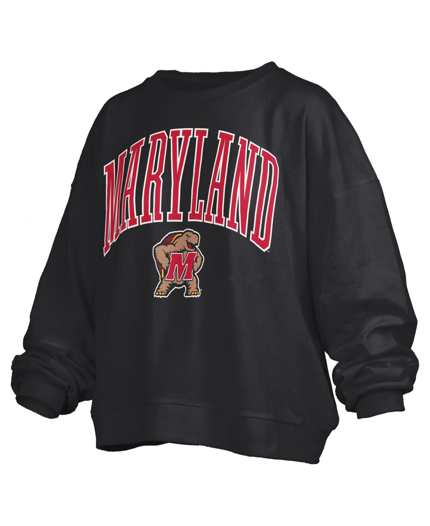 Женская толстовка Pressbox Black Maryland Terrapins Janise Fleece — фото 3
