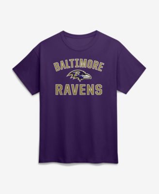 Men's Purple Baltimore Ravens Cotton Victory Arch T-Shirt