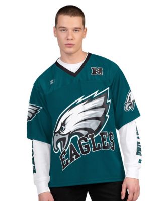 Men's Midnight Green/White Philadelphia Eagles Short Sleeve Long Sleeve T-Shirt