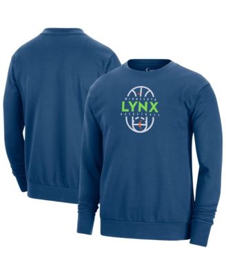Men's and Women's Blue Minnesota Lynx 2026&nbsp;On-Court Practice Dri-FIT Sweatshirt