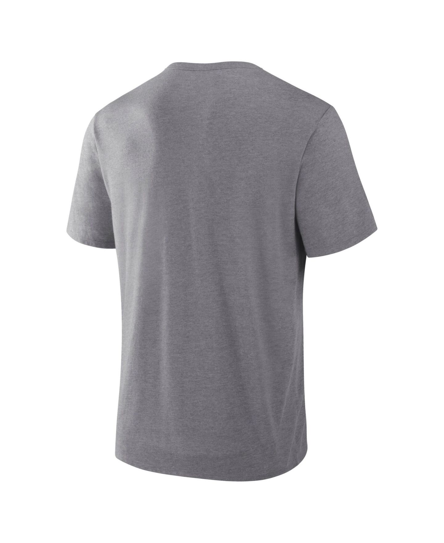 Мужская футболка Fanatics Heather Gray Dallas Cowboys Heritage Tribute Tri-Blend — фото 2