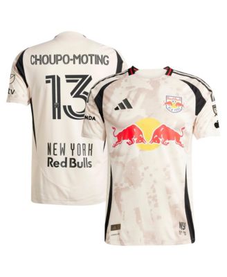 Men's Eric Maxim Choupo-Moting Tan New York Red Bulls 2025 Stone Kit Authentic Player Jersey