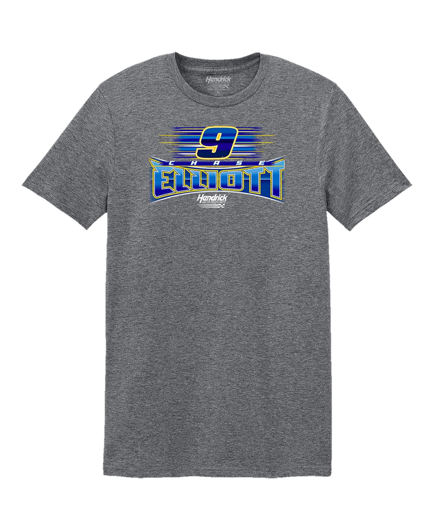 Мужская футболка Classic Ink Heather Charcoal Chase Elliott Car — фото 3