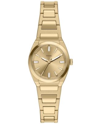 Women's Everett Three-Hand Gold-Tone Stainless Steel Watch 27mm
