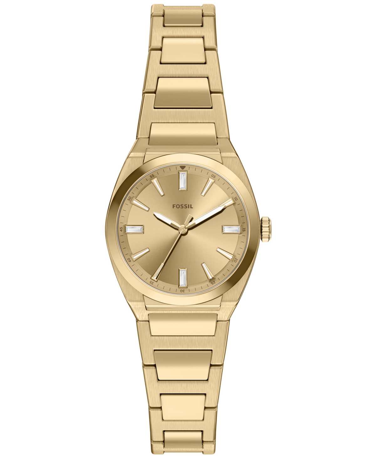 Fossil Women's Everett Three-hand Gold-tone Stainless Steel Watch 27mm