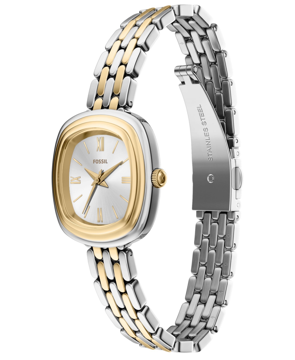 Fossil Women's Genevive Three-Hand Two-Tone Stainless Steel Watch 30mm