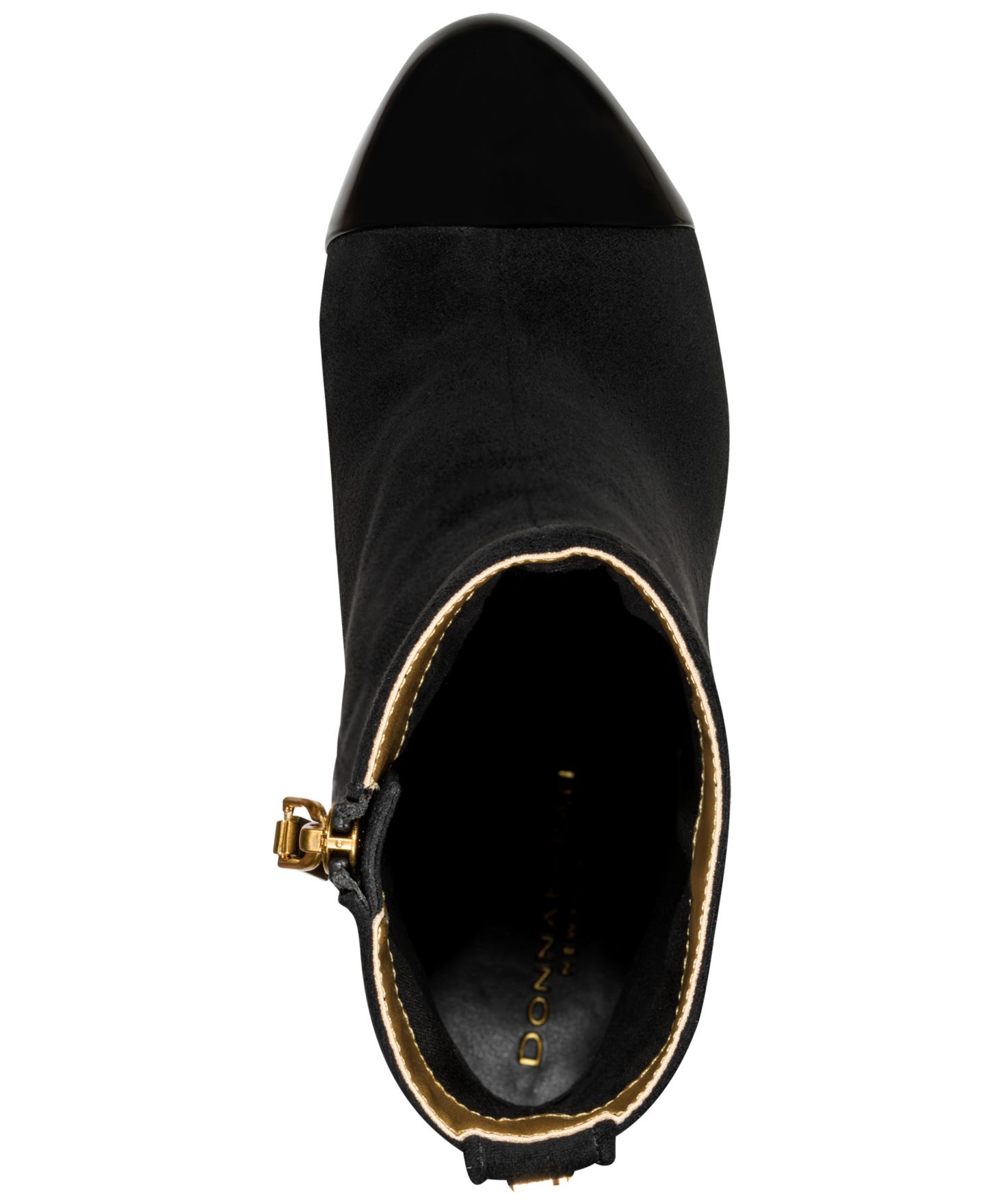 Женские ботинки Donna Karan New York Sullivan Platform Booties, цвет: Чёрный — фото 4