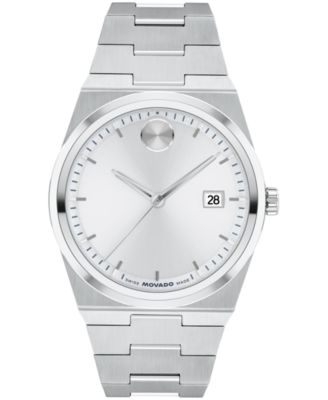 Men's Bold Quest Swiss Quartz Stainless Steel Watch 34mm