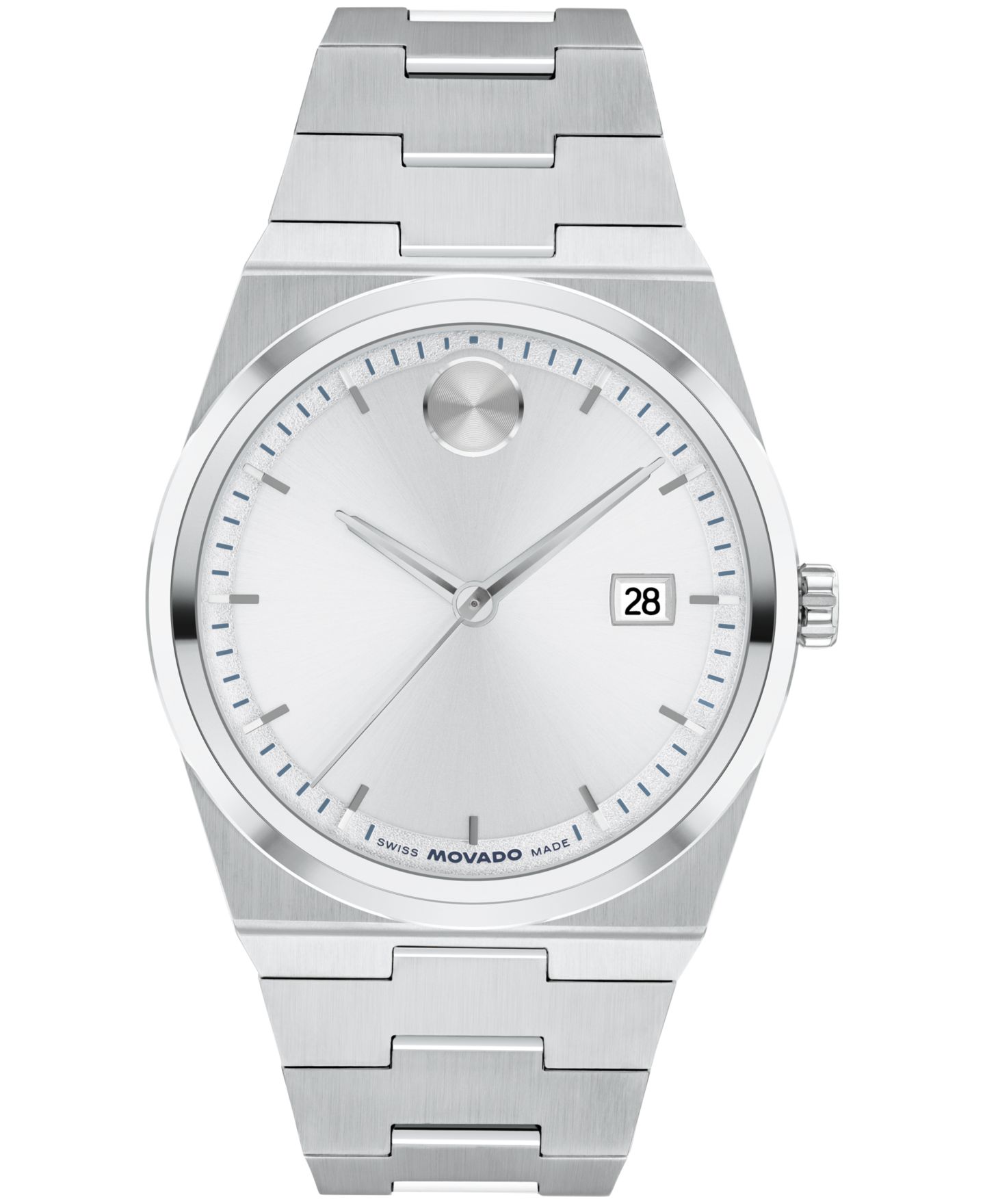 Мужские часы Movado Bold Quest Swiss Quartz Stainless Steel Watch 34mm — фото 1