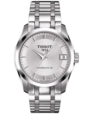 Tissot - Women's Swiss Automatic Couturier Powermatic 80 Stainless Steel Bracelet Watch 32mm T0352071103100