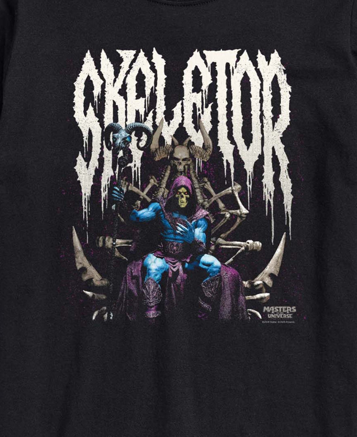Airwaves Men's Masters Of The Universe Skeletor Throne Graphic T-Shirt
