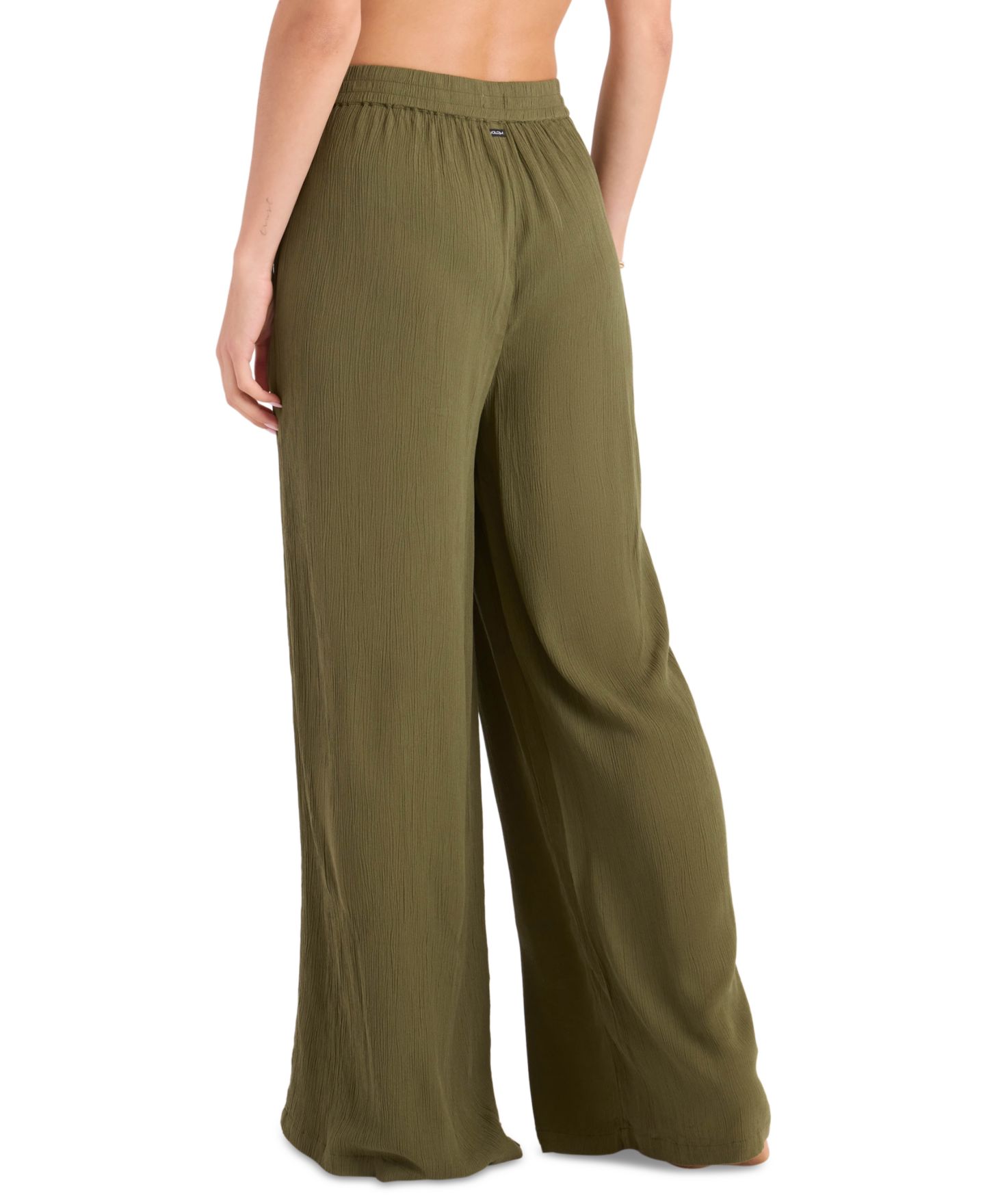 Женские брюки Volcom Stoneshine Junkie Pull-On Cover-Up, цвет: Bay Leaf — фото 3