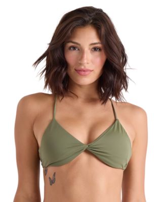 Women's Simply Seamless Twist V-Neck Tie-Back Bikini Top