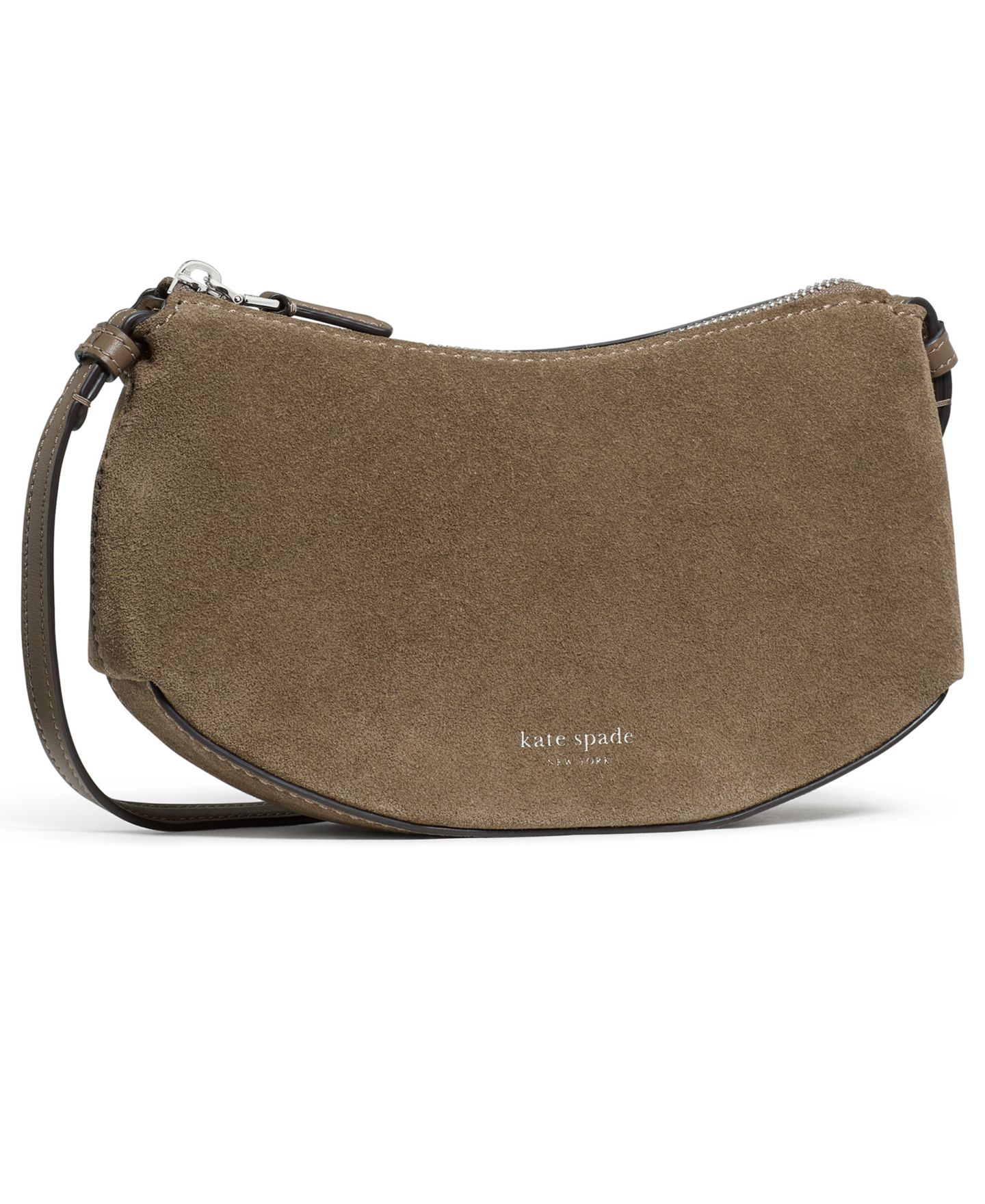 Женская сумка kate spade new york Loop Suede Small Crossbody, цвет: Driftwood — фото 3