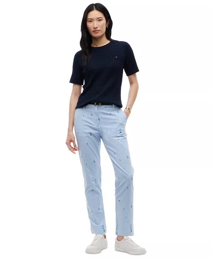 Women's Twill-Slim Chino Pants - thumbnail 5