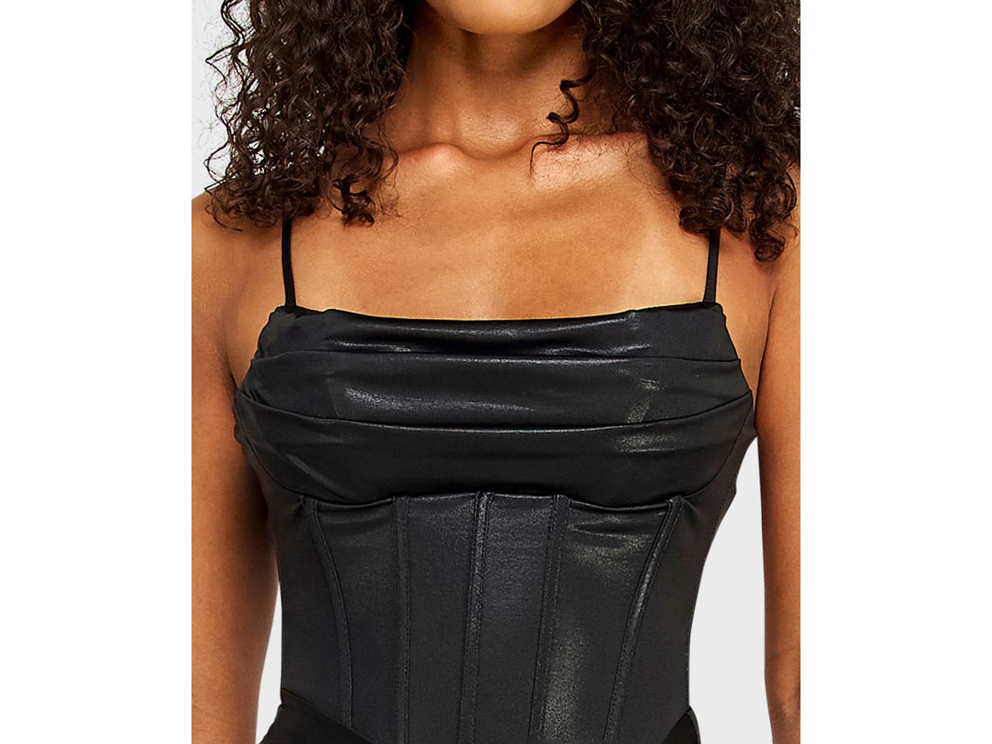 Женское платье Alex & Sophia Juniors' Knit Foil Sleeveless Midi, цвет: Чёрный — фото 3