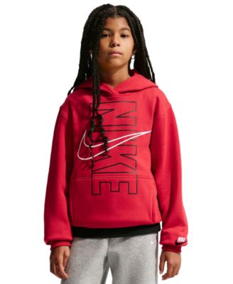Boys' 8-20 Sportswear Club Fleece Long-Sleeve Hoodie 