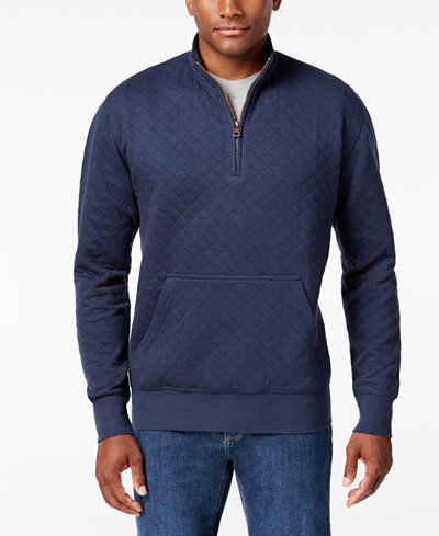 Weatherproof Vintage Men's Quilted Pullover, Classic Fit