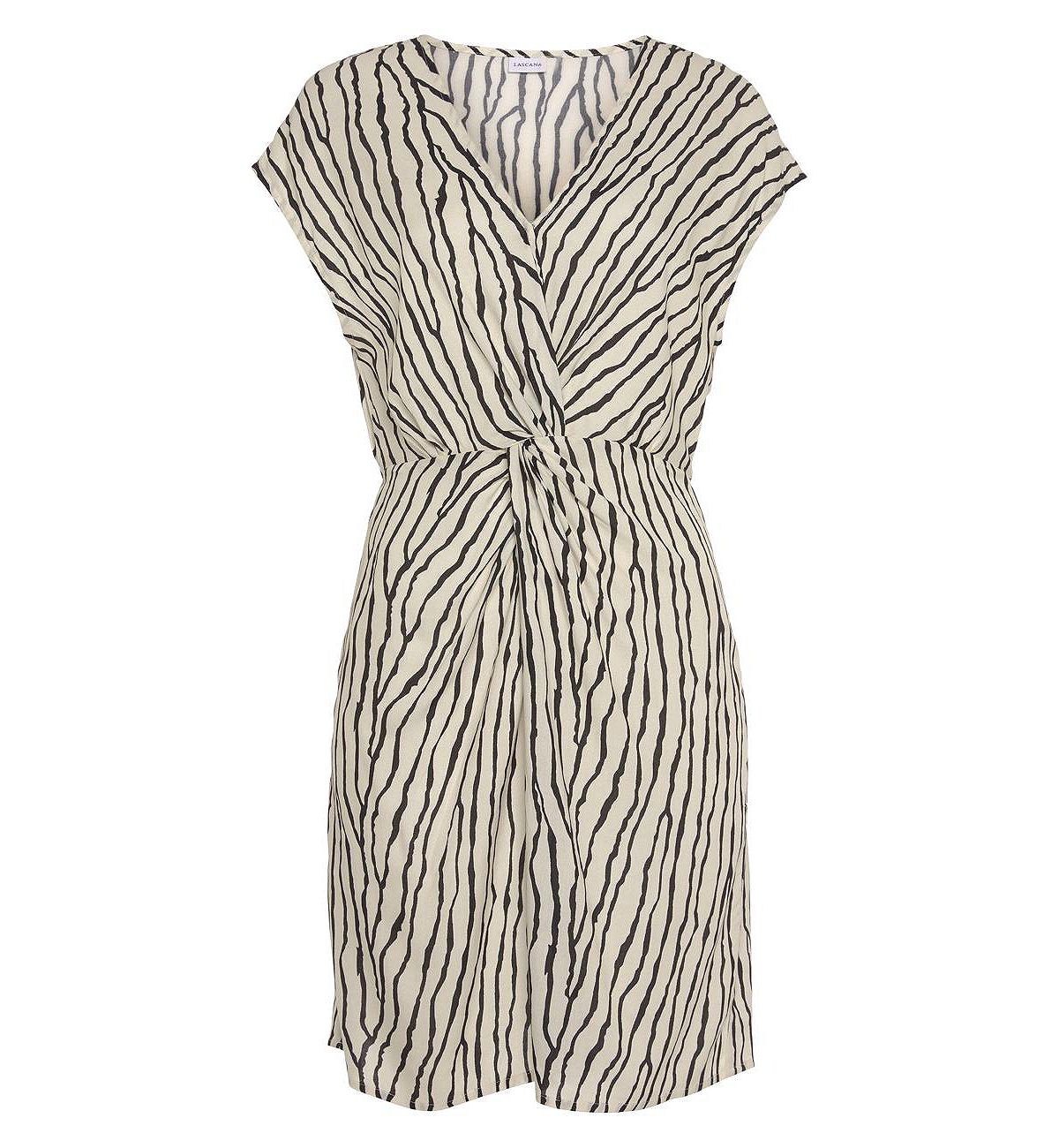 LASCANA Women's Patterned Twist Front Dress view 4 — MAYCSS fashion products