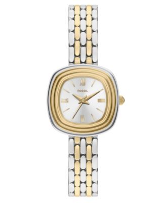 Women's Genevive Three-Hand Two-Tone Stainless Steel Watch 30mm