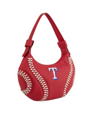 Texas Rangers Red Shoulder Hobo Bag