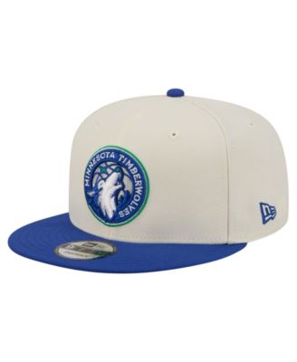 Men's White/Blue Minnesota Timberwolves 9FIFTY Snapback Hat