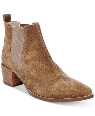 Steve Madden - Women's Vanity Gore Block-Heel Booties