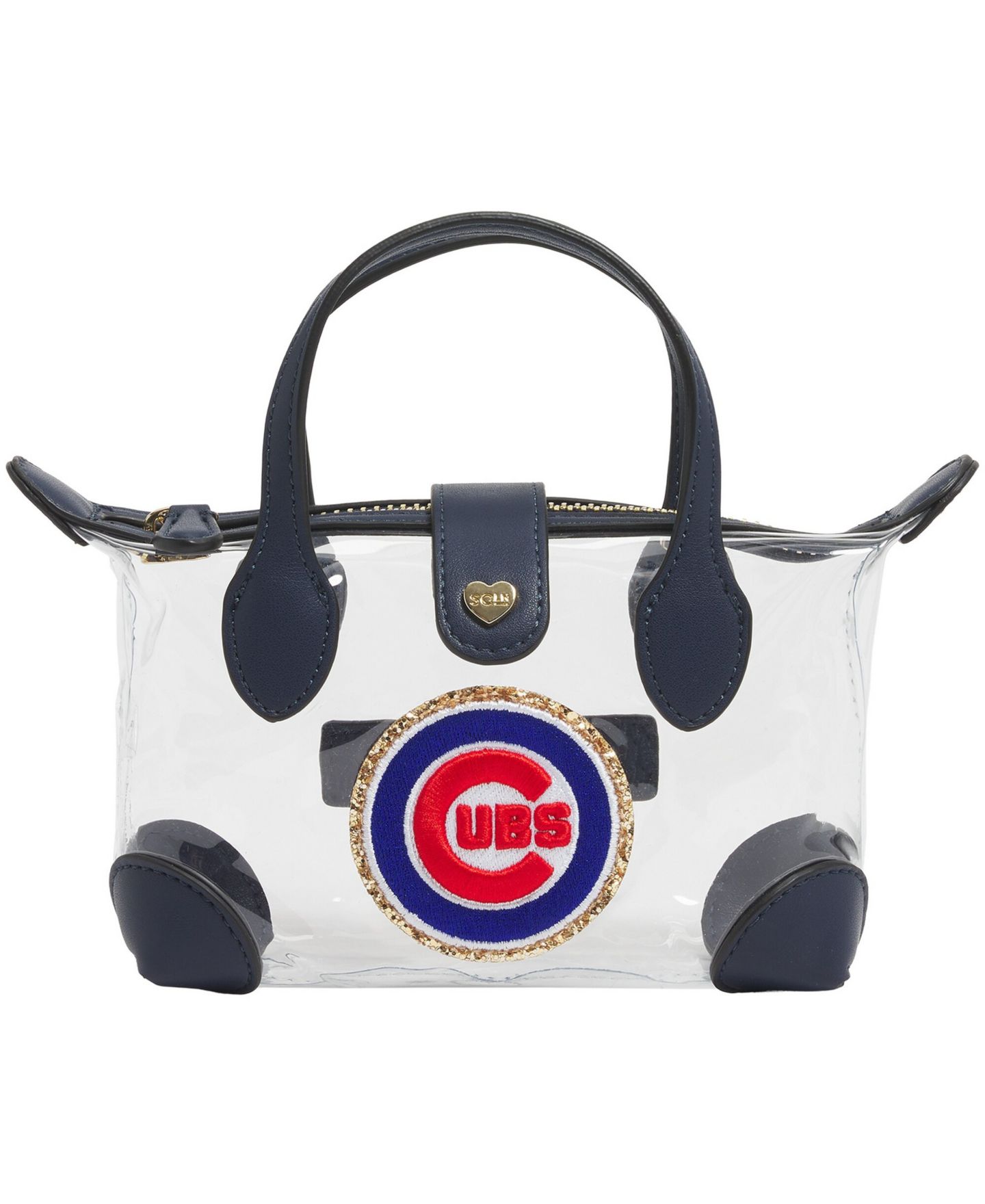 Женская сумка Stoney Clover Lane Chicago Cubs Clear Pouchette Crossbody — фото 1
