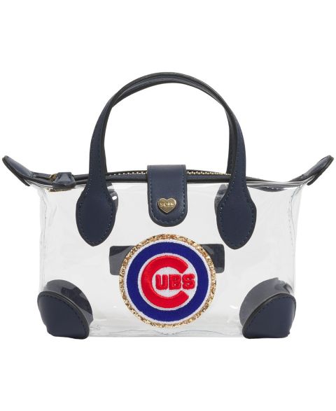 Женская сумка Stoney Clover Lane Chicago Cubs Clear Pouchette Crossbody