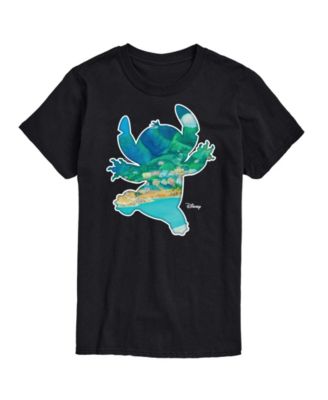 Men's Lilo and Stitch Silhouette Scene Graphic T-Shirt