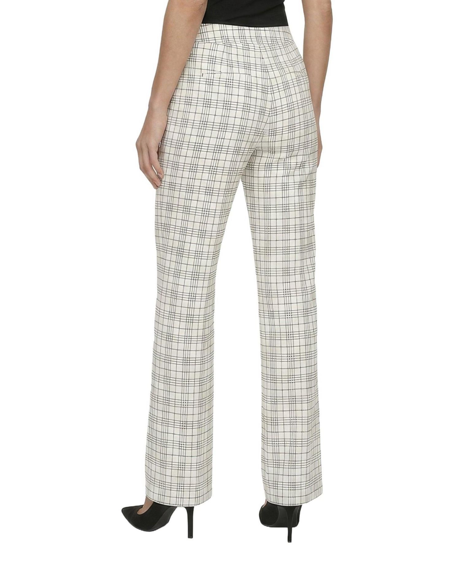 Women's Chess Check Print Trouser