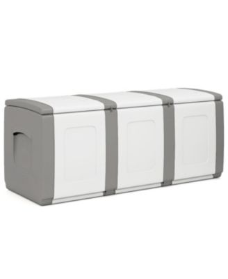 80 Gallon Patio Storage Container with Lockable Lid for Packages