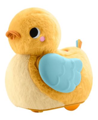 4-in-1 Cuddle and Crawl Duck, Baby Musical Tummy Time and Crawling Plush Toy, Ages Birth+