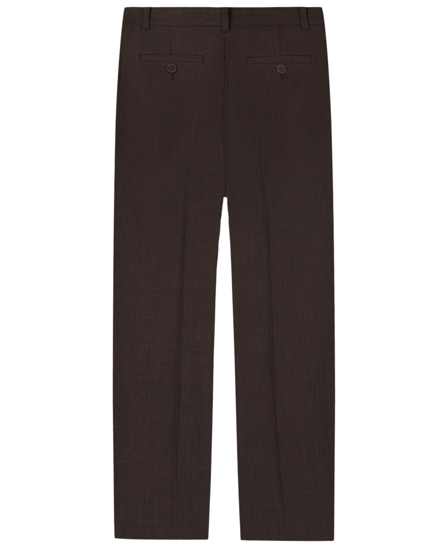 Брюки Calvin Klein Stretch Refined Sharskin Pants для мальчиков, цвет: Тёмный коричневый — фото 2