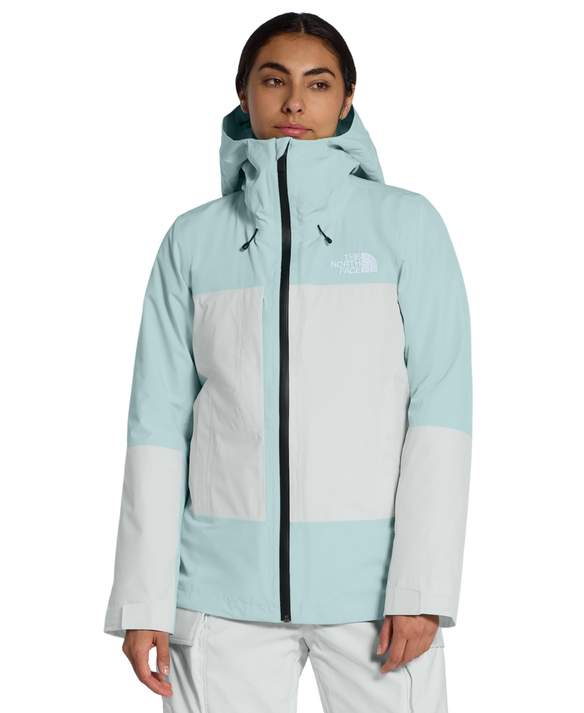 The North Face Women’s Thermoball™ Snow Triclimate™ Jacket (Size: Small): Glacier/Pearl Stone