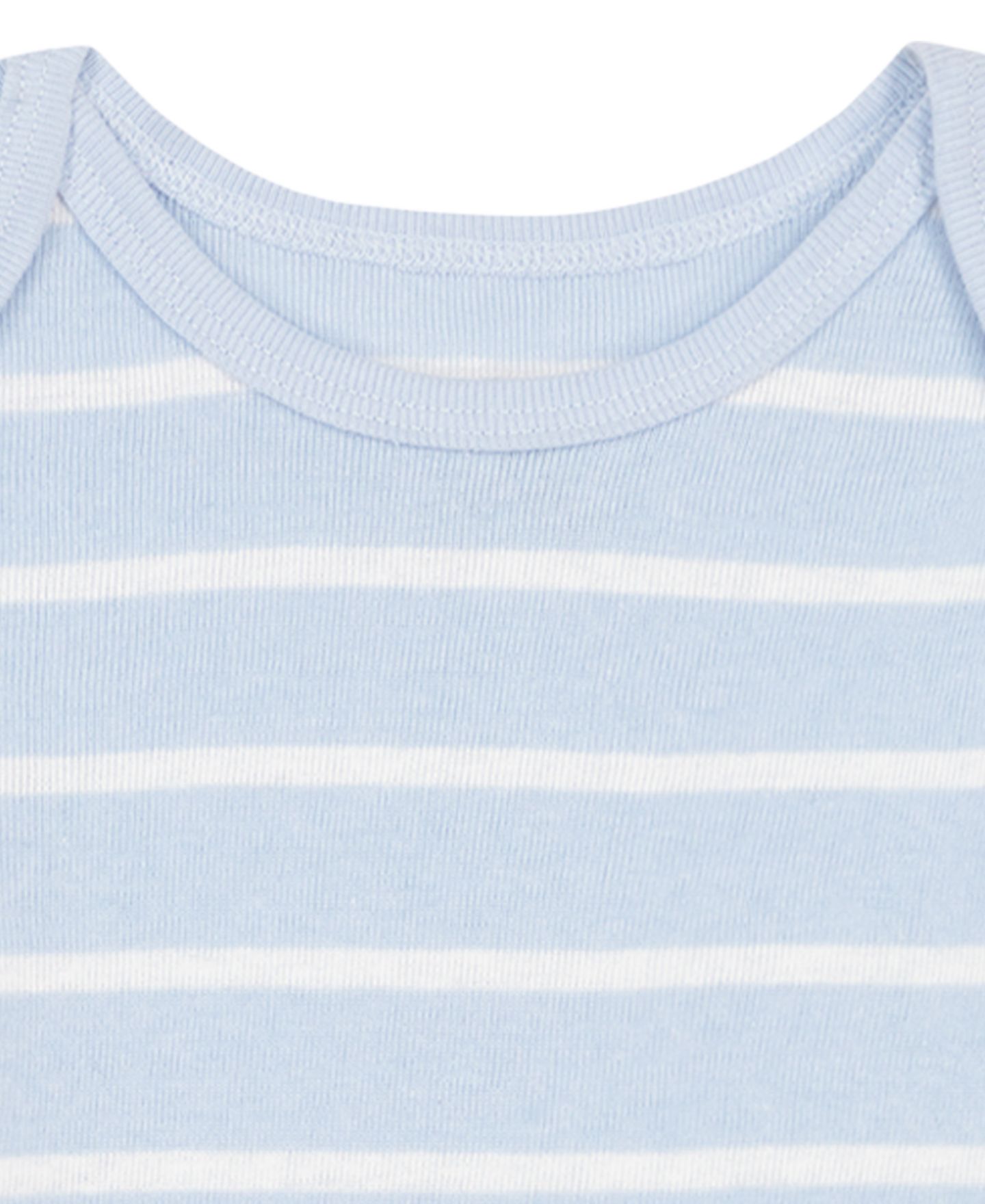 Боди Baby, короткий рукав, в полоску, 4 шт. — Tommy Hilfiger, цвет: Синий / Белый — фото 7