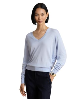 Women's Long-Sleeve V-Neck Sweater