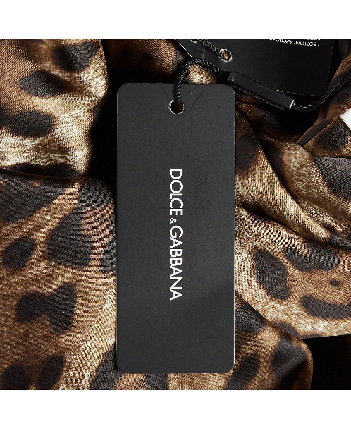 Pre-Owned Dolce & Gabbana Pre-Owned Dolce and Gabbana Crepe Bejeweled Ruffled Mini Dress view 5 — MAYCSS fashion products